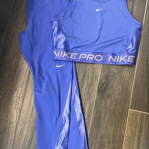 Nike Pro legging sports bra top Activewear Set
